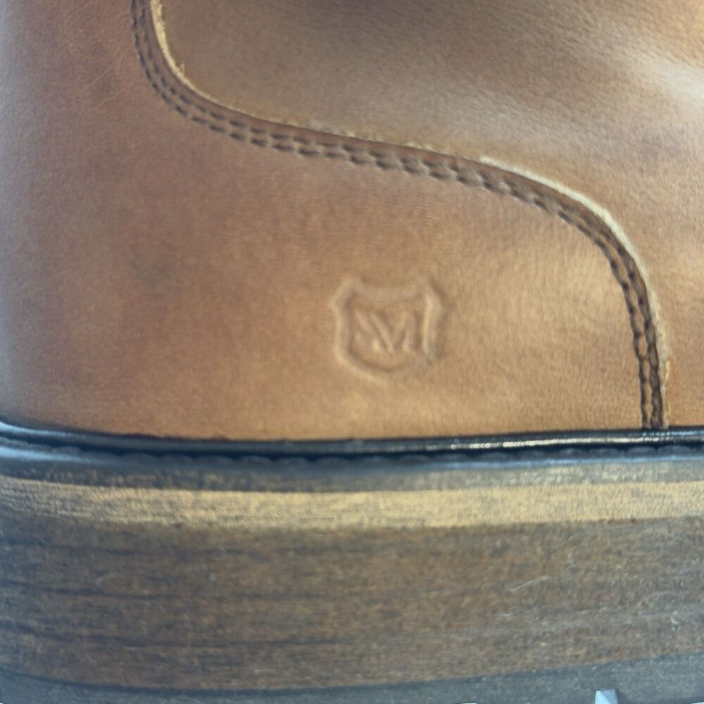 Andrew Marc Woodside AM 1022 Leather Chukka Men's 13 Brown Lace Up Ankle Boots - Picture 13 of 14